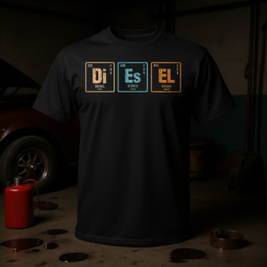 Camiseta Diesel Science Fuel Gas Garage Shifts Tracks Gasoline Car - Product Image 3