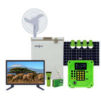 Système Solaire Prépayé pour Éclairage et Appareils Domestiques : Télévision, Ventilateur, Réfrigérateur. Kit Solaire Domestique Paygo avec Batterie Lifepo4.