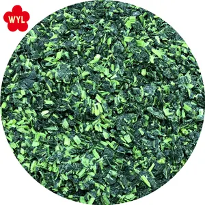 Cinese pulito fresco surgelato verdura IQF spinaci surgelati tagliati tagliati 10mm