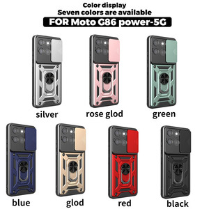 Nouvelle arrivée Étui de protection pour téléphone avec objectif pour Moto G86 Power 5G Coque antichoc avec béquille - Product Image 6