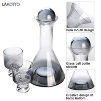 Carafe en verre transparente grande capacité pour jus et infusions de fruits, ensemble de pichets et verres à boire pour fêtes
