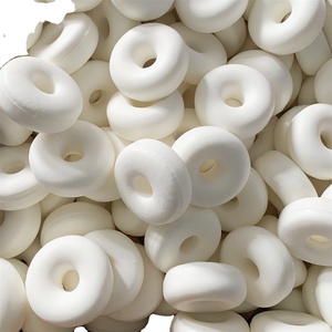 Kit de Pintura para Colorear DIY de Donuts Blancos Puros sin Decoración, Juguetes Educativos para el Curso de Concienciación Alimentaria, Accesorios de Enseñanza al por Mayor de 8.5CM - Product Image 3