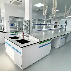 Химическая лабораторная мебель от производителя, лабораторный инструментальный стол, стальной лабораторный стенд, Рабочий стол