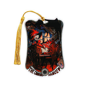 Großhandel Horror-Thriller Jack Plastik-Buchklammer UV-Bedruckte <span class=keywords><strong>Cartoon</strong></span>-Filmfigur Acryl-Lesezeichen - Product Image 4