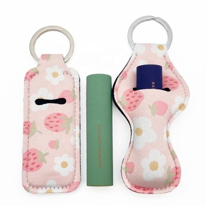 Porte-clés personnalisé mignon pour baume à lèvres, brillant à lèvres, rouge à lèvres, et breloque de sac OEM - Product Image 1