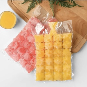 Food Grade Disposable PP <b>Plastic</b> Ice Packs Mold Transparent Square Shape Heat Seal Ice Grid Bag Passion Fruit <b>Block</b> Artifacts - Product Image 5