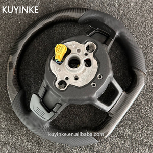 พวงมาลัยรถยนต์คาร์บอนไฟเบอร์ LED สำหรับ Volkswagen <span class=keywords><strong>VK</strong></span> R-Line Bora Sagitar Magotan B7 B6 B8กอล์ฟ6 CC Passat POLO Tiguan - Product Image 6