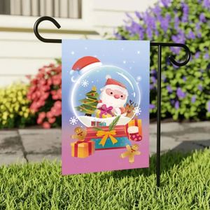 Wholesale Christmas Garden <b>Flags</b> 12x18 Double Sided Outdoor Custom Design Pennant Cloth Polyester Anti-Wrinkle - Product Image 4