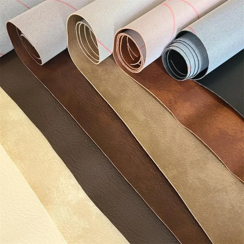 High Quality Prana 1.20mm PVC Leather For Upholstery 1.20mm Synthetic Leather Fabric Jocema Groupo