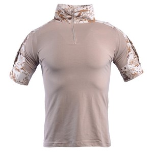 Camiseta Táctica de Camuflaje Negra DF, Secado Rápido, Absorbe la Humedad, Elástica, Camiseta Deportiva de Verano - Product Image 3