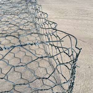 Rete Esagonale in Filo d'Acciaio Zincato Rivestito in PVC Verde per Gabbioni, Rete Esagonale Intrecciata Resistente per Recinzioni in Pietra - Product Image 5