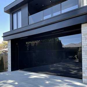 <span class=keywords><strong>Porte</strong></span> <span class=keywords><strong>de</strong></span> <span class=keywords><strong>garage</strong></span> résidentielle sectionnelle automatique électrique <span class=keywords><strong>isolante</strong></span> en aluminium noir givré, personnalisation moderne XIYATECH - Product Image 1