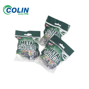 Bolas de Limpieza de Alambre de Acero Inoxidable 410 para Uso Doméstico, Suministro Directo de Fábrica, Venta al por Mayor, Paquete de 12 con Bolsas de Plástico Dobles - Product Image 4