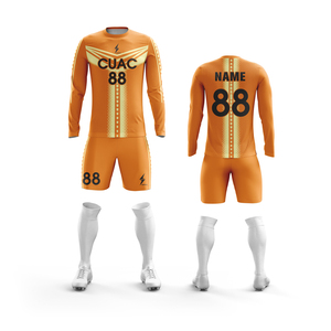 Camiseta de Fútbol Personalizada de Manga Larga 25/26, 100% Poliéster, Sublimación, Traje de Entrenamiento de Fútbol, <span class=keywords><strong>Ropa</strong></span> de Fútbol para <span class=keywords><strong>Portero</strong></span> - Product Image 1