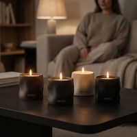 NOVA Maßgefertigte Luxus-Raumduftkerzen |   Künstlerisches Keramikgefäß-Design für Diwali und Vatertag |   Nordischer Stil Hochduftend