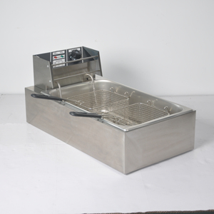 Friteuse électrique double de haute qualité en acier inoxydable 12L pour usage commercial et domestique - Product Image 1