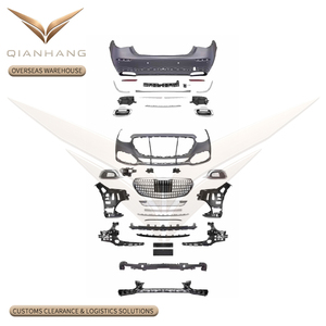 Kit carrosserie complet style W223 S680 en PP, pare-chocs avant et arrière, calandre de conversion pour Classe <span class=keywords><strong>S</strong></span> W223 2021-2025 - Product Image 1