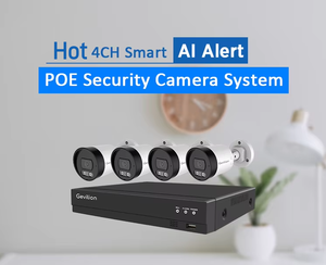 Thuiskantoor Buiten Videomonitor Poe Nvr Kit Hd Spraakopname Alarm Bewaking Ip Cctv Camerasysteem - Product Image 3