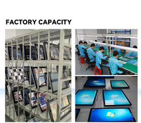 Écran tactile capacitif/résistif LCD industriel embarqué RCOMPT personnalisé de 7 pouces pour véhicules avec support VESA