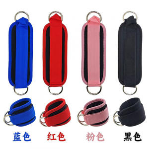 Correa de Tobillo para Máquina de Ejercicios, Color Rosa, 22.5 cm, Nailon Reutilizable, para Levantamiento de Pesas, Entrenamiento de Glúteos, Deportes de Interior, Unisex - Product Image 4