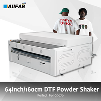 Mesin Penggoyang Bubuk DTF Baru dengan Lampu Indikator RGB yang Dapat Disesuaikan 64 Inci/160cm Penggoyang Printer DTF