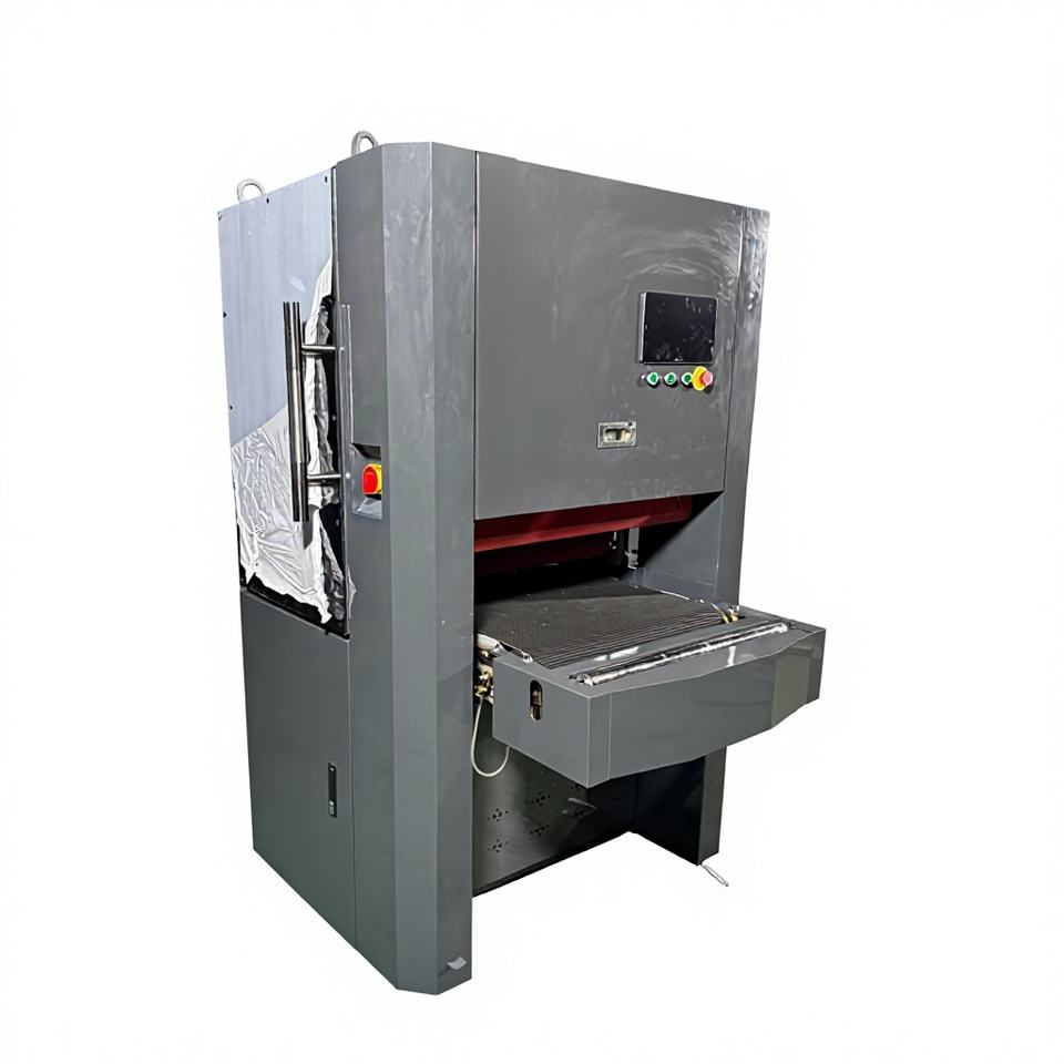 Rust Inspection Sheets Single Belt Sheet Metal Deburring Machine Carbon Steel Surface Grinding ...