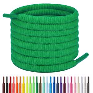 Lacets unisexes en polyester imprimés ovales épais et colorés avec embouts en plastique, longueur personnalisée pour chaussures décontractées et de sport - Product Image 6