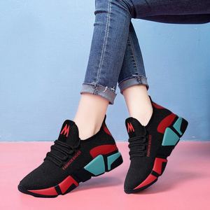 Zapatos de Moda para <span class=keywords><strong>Mujer</strong></span>, Nuevos Zapatos de Tela Estilo Pekín, Cómodos, Ligeros, con Cordones, Deportivos, de Malla - Product Image 3