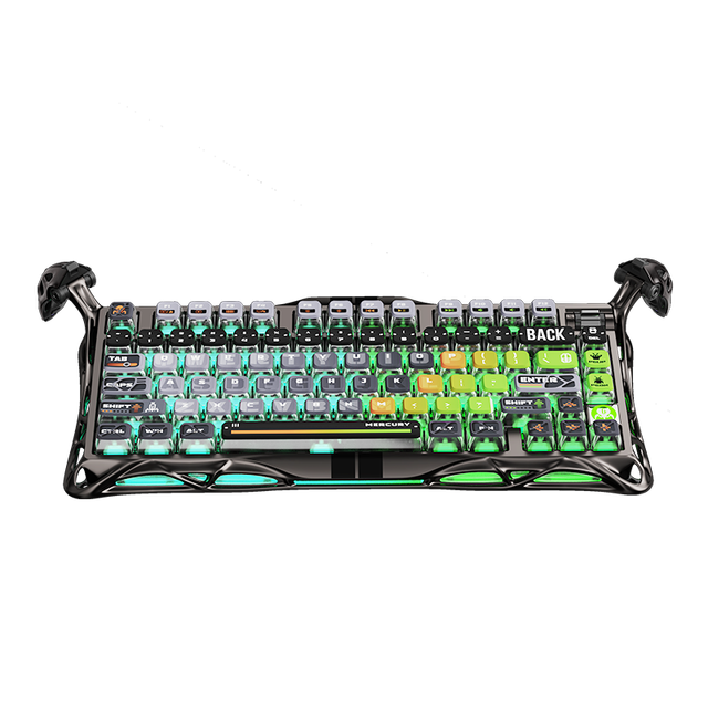 GravaStar Mercury V75 Pro Star Orbit Mechanical Magnetic Switch Keyboard Full Aluminum Wired 8K Polling Rate 78 Keys
