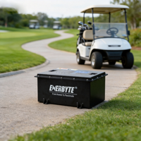 Paket Baterai Li-Ion Enerbyte Deep Cycle Solar LiFePO4 Lithium Ion untuk RV, Golf Cart, AGV, ISO