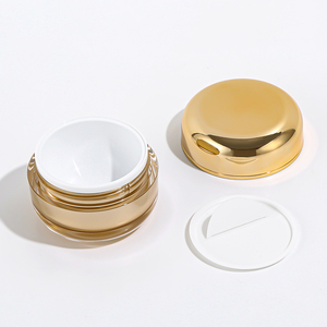 Envases de Plástico Acrílico de Lujo para Cosméticos de 30ml, 50ml y 120ml, Botellas con Bomba Grande Personalizadas, Envases Dorados de 30g y 50g para Cuidado Corporal, Mascarillas Faciales - Product Image 5