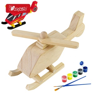 STEMキット DIYペイントおもちゃ 木製飛行機工作キット 子供向け W03A151 - Product Image 6