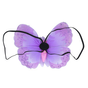 Accesorios de fotografía recién nacido alas de mariposa color sólido bebé Luna Llena fotografía flor alas Accesorios - Product Image 6