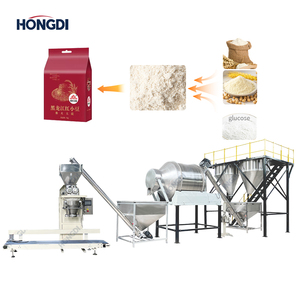 เครื่องผสมผงโลหะสแตนเลส สายการผลิตบรรจุภัณฑ์แบบดรัม ยี่ห้อ HONGDI ความจุ 120  220V/380V 500กก. - Product Image 1
