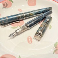 Stylo Plume en Métal à Tige de Cuivre en Bois Stable Prmeium, Couleur Lisse pour École, Affaires, Exécutif, Retour à l'École, 1 Pièce