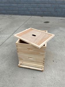 Colmena de madera Langstroth para abejas, una profunda y una superficial - Product Image 2