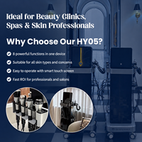 Máquina de Belleza Facial Hidro 8 en 1 Profesional, Hidrodermoabrasión Facial, Equipo de Cuidado de la Piel para Salón