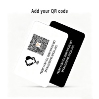 Carte de visite personnalisée NFC avec logo personnalisé, puce RFID d'accès hôtelier NTAG213, étanche