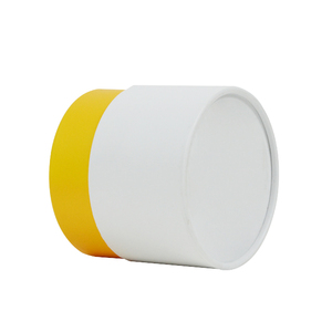 One Day Sample Factory Price White cardboard Cylinder Box Customize Printing Size Candle Packaging Paper Tube