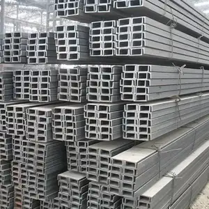 Hot sale ss400 q235 channel steel size 50x25 channel section hot rolled steel u beam channel bar