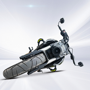 Barra Antiurto Rinforzata Stile Retrò per Moto <span class=keywords><strong>Benda</strong></span> Liao 700LFS con Protezione Anticaduta e Supporto per Protezione Motore - Product Image 6