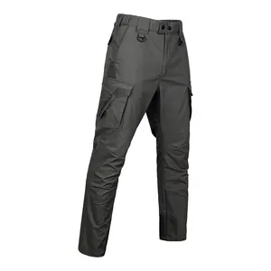 Elastic Multi Pocket Outdoor Techwear Cargo Pants Tactical Work Pants Calças para Homens