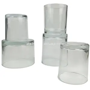 Customized High Quality Wedding Hotel empty Glass Thicken Candle Jars for Candle Making Colorful Candles Jars