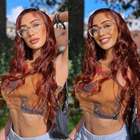 Extensions de cheveux naturels ondulés de qualité supérieure, 100 % cheveux humains non traités avec cuticules alignées, double trame, couleur naturelle, pour femmes