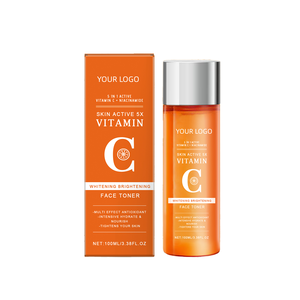 Tónico Facial de Vitamina C de Marca Privada, Tónico Facial Suavizante con Hialuronato de Sodio, Tónico Facial Iluminador e Hidratante con Nicotinamida, OEM - Product Image 2