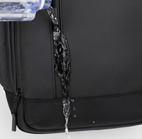 Tas Ransel Kain Oxford Multi-kompartemen Tahan Air, Tahan Aus, Kapasitas Besar, dan Tahan Lama untuk Kantor, Perjalanan, dan Laptop