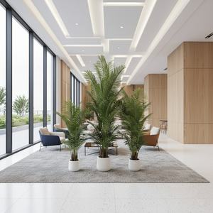 Personalizzabile moderna <span class=keywords><strong>palma</strong></span> tropicale artificiale <span class=keywords><strong>legno</strong></span> finto giardino interno ed esterno abbellimento decorazione - Product Image 2
