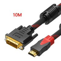 Commercio all'ingrosso completo 1080p 3D 2K Hdtv a DVI cavo maschio a maschio Hdtv a Dvi 24 1 cavo treccia placcata oro
