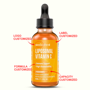 Gouttes liquides de vitamine C liposomale et de glutathion à marque privée OEM 2000mg à absorption élevée pour le soutien immunitaire et antioxydant 60ml - Product Image 6