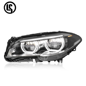 อุปกรณ์ตกแต่งรถยนต์ ไฟหน้า LED 12V 6000K ABS รุ่นใหม่ สำหรับรถยนต์ซีรีส์ 5 ปี 2011-2017 พร้อมไฟเลี้ยวแบบอัพเกรด สีเหลืองและสีขาว DRL LED Technol - Product Image 3